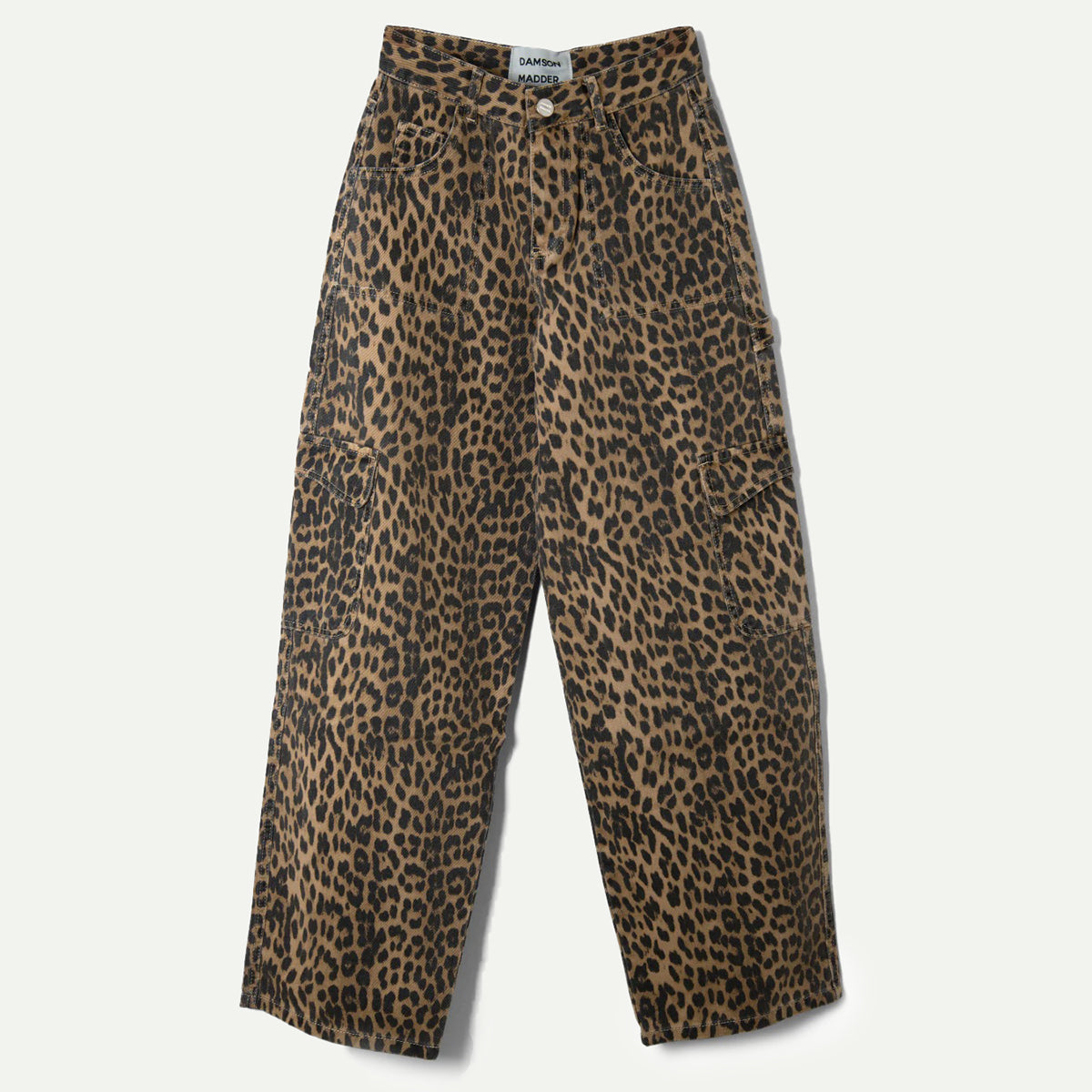 Damson Madder Leopard Dion Cargo Jeans