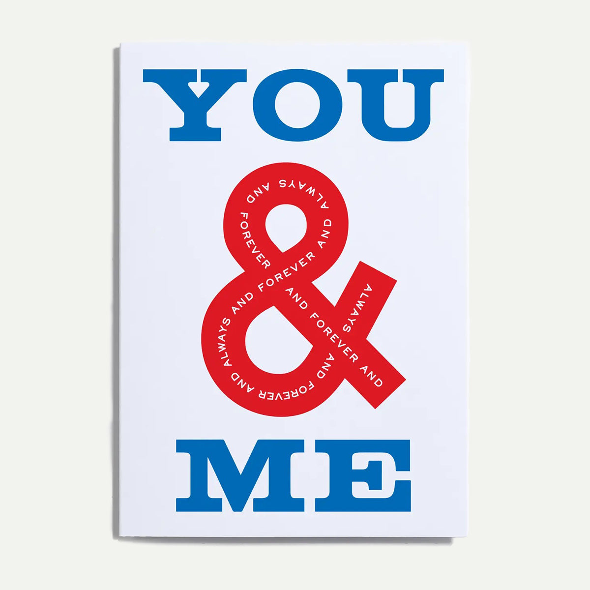 Crispin Finn You & Me Forever and Ever Greeting Card