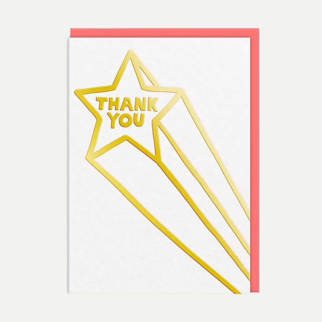 Ohh Deer Thank You Star Greeting Card