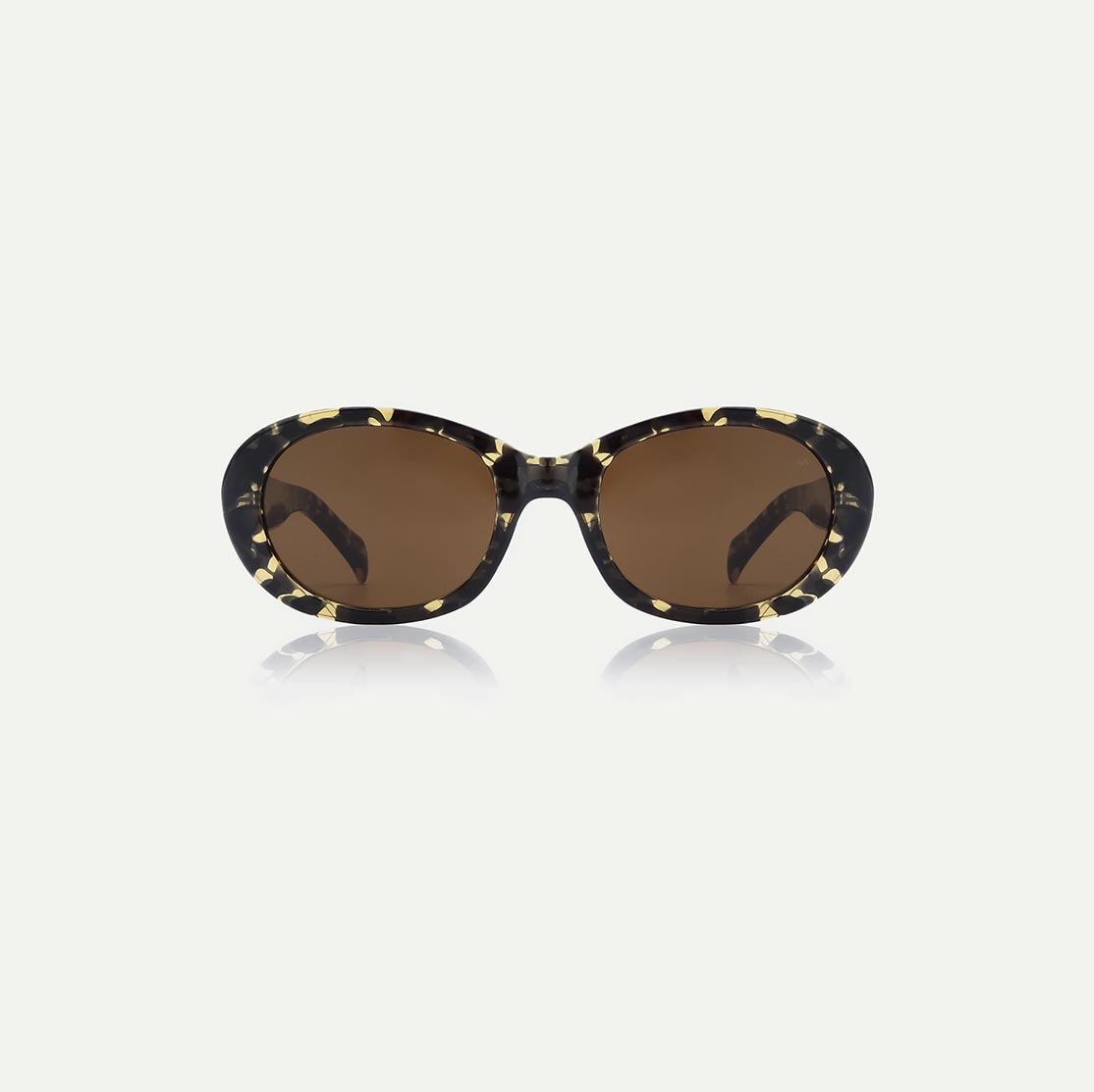 A.Kjaerbede Black/Yellow Tortoise Anma Sunglasses
