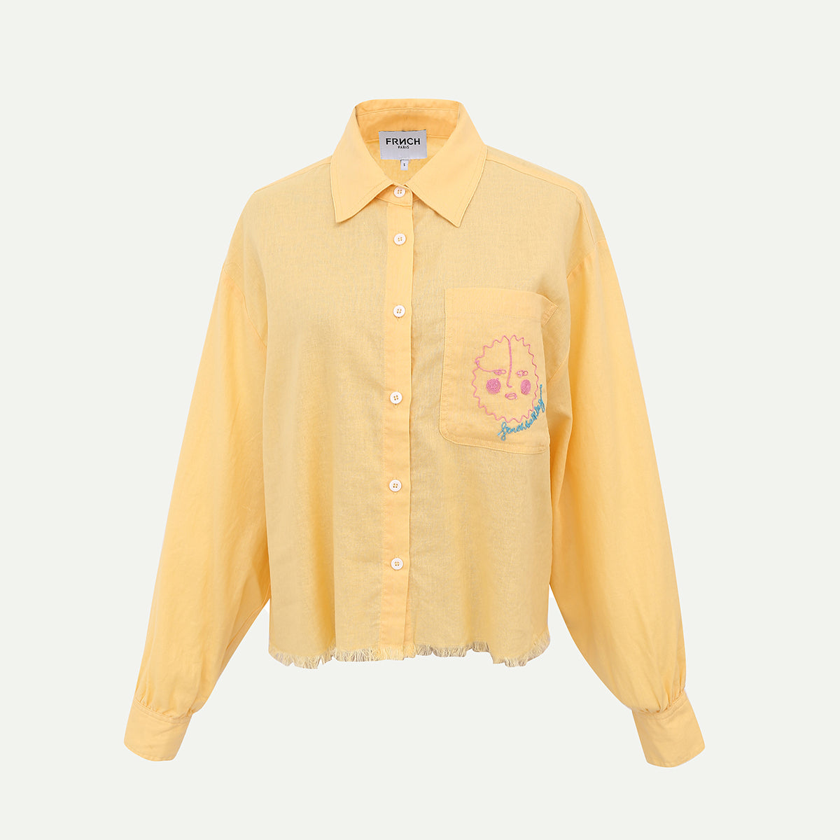 FRNCH Yellow Carlita Shirt