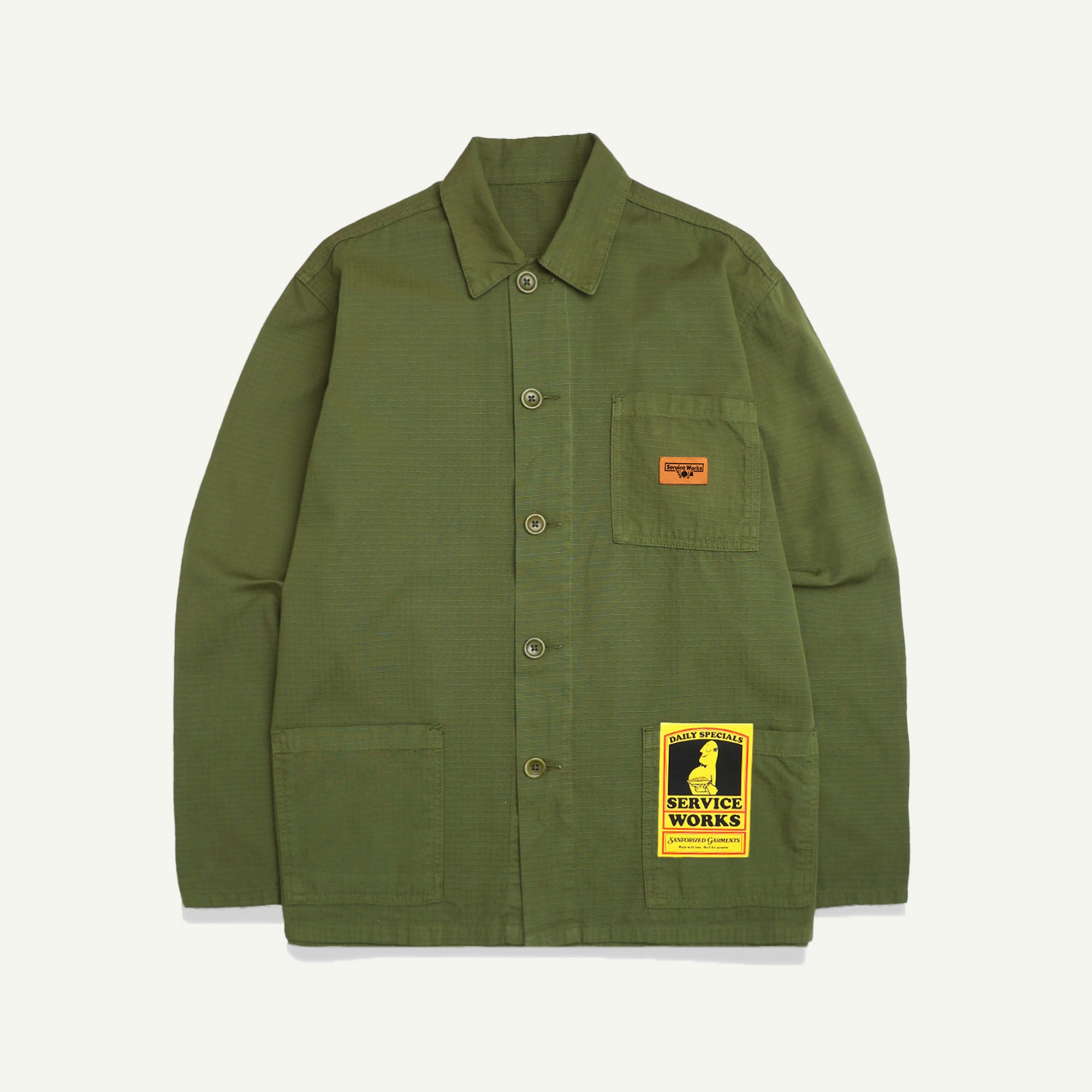 Service Works Pesto Ripstop Coverall Jacket
