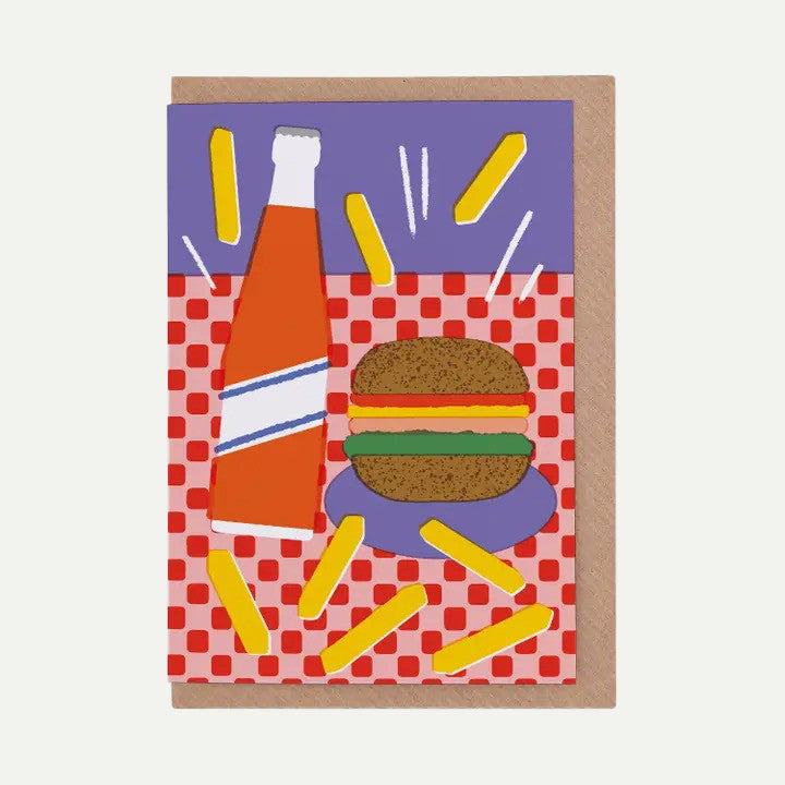 Evermade Burger + Fries Greeting Card