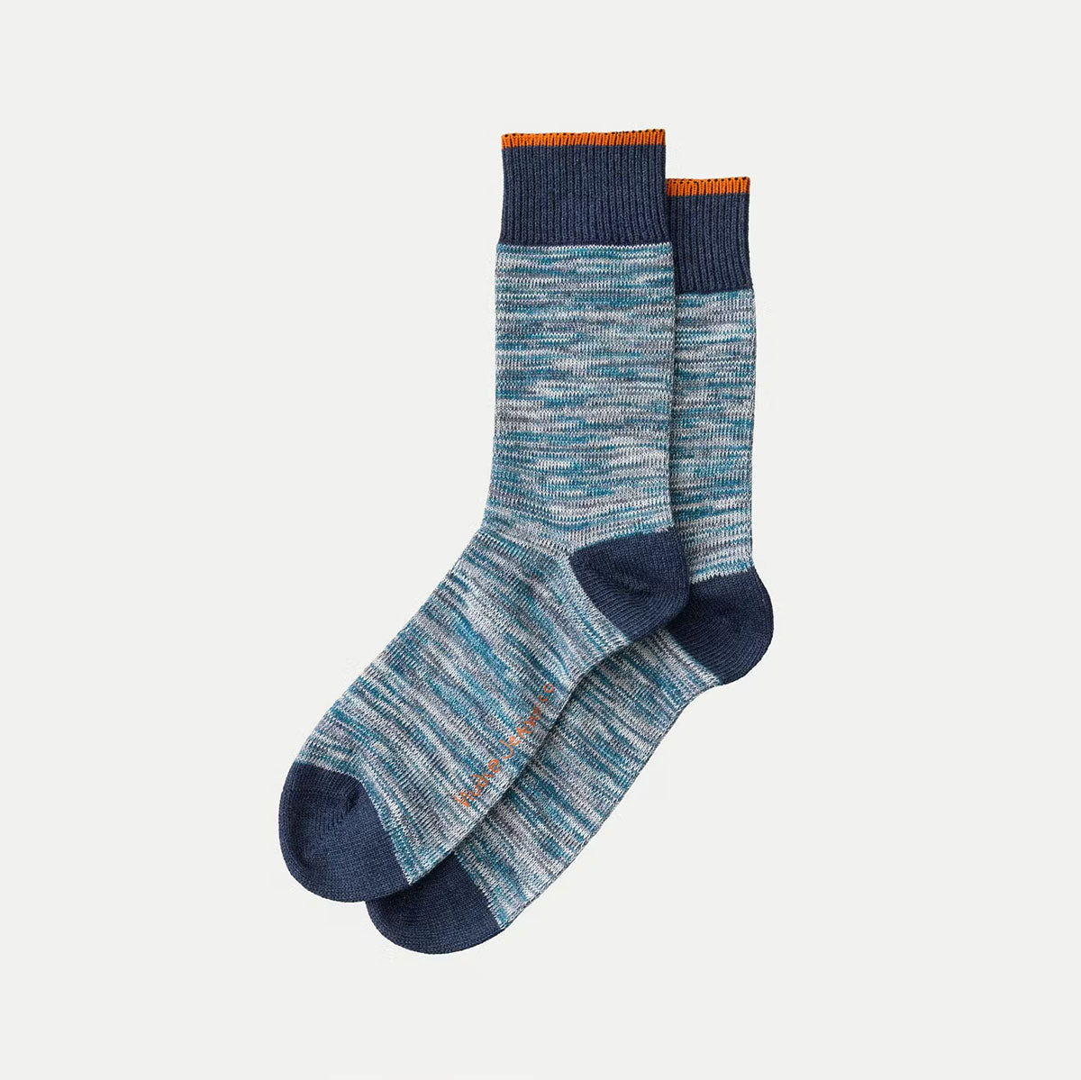 Nudie Jeans Blue Rasmusson Multi Yarn Socks