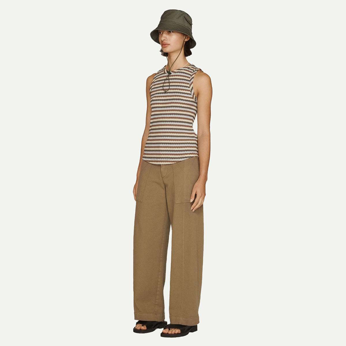 YMC Brown Peggy Trousers