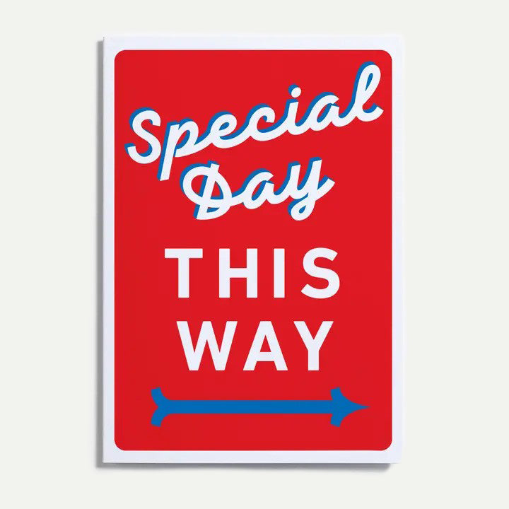 Crispin Finn Special Day This Way Greeting Card