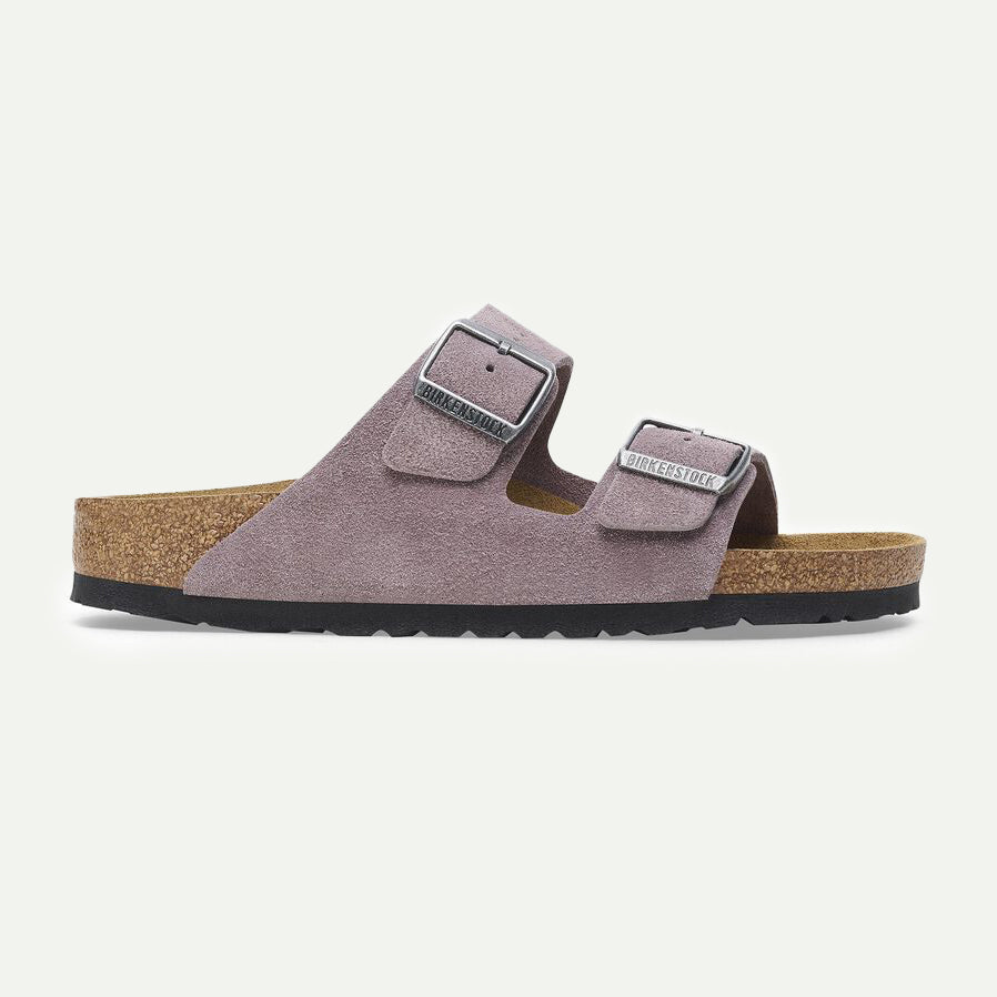 Birkenstock Arizona Narrow Taupe Suede Narrow Sandals Roo s Beach