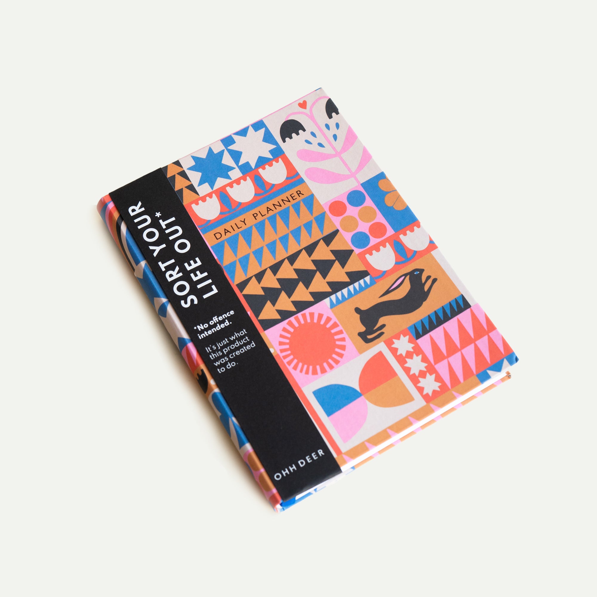 Ohh Deer Abstract Patchwork Daily Planner