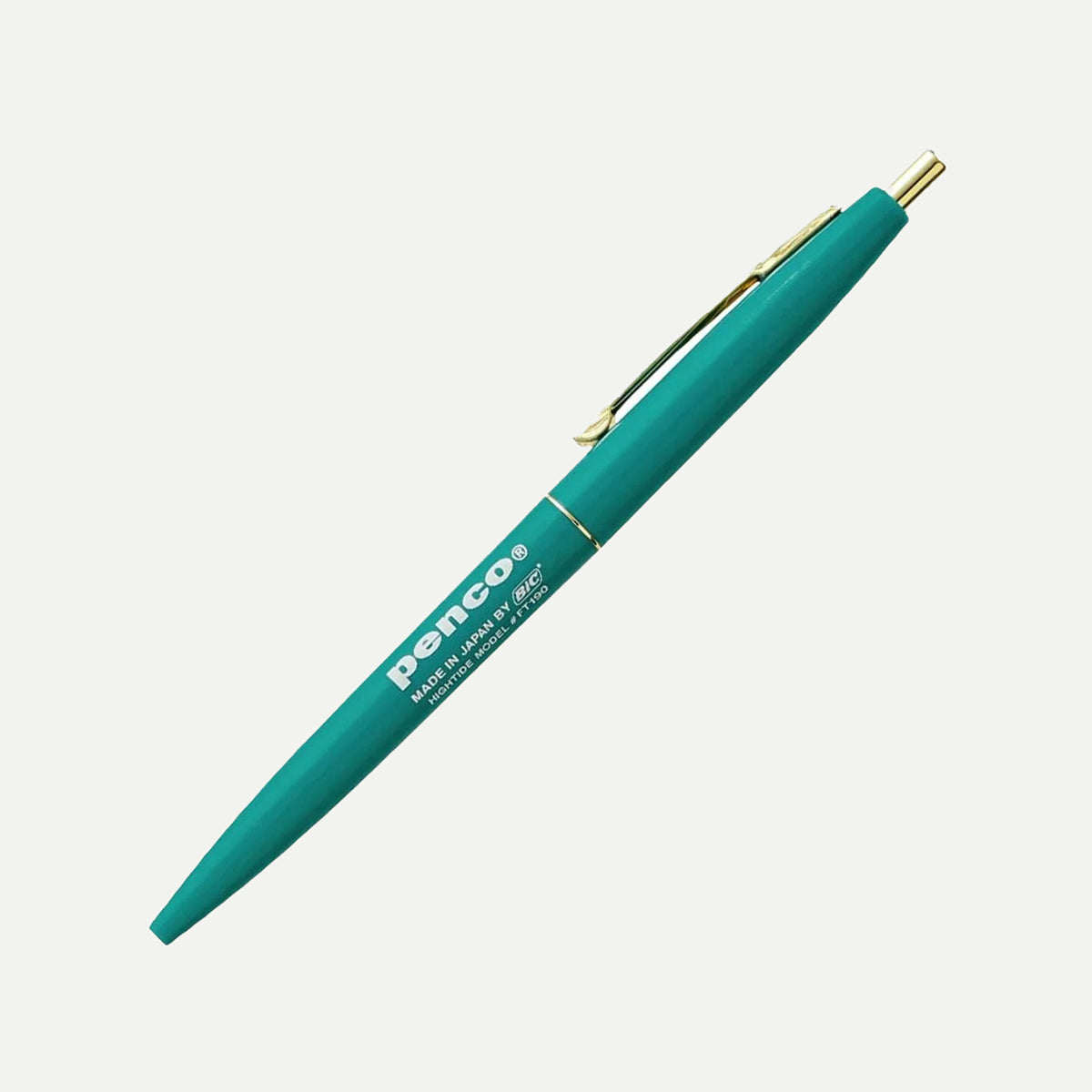 Hightide Penco Turquoise Knock Ballpoint Pen