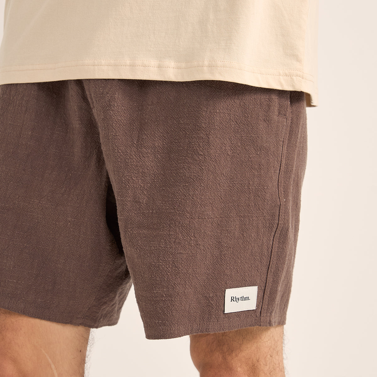 Rhythm Silt Textured Linen Jam Short