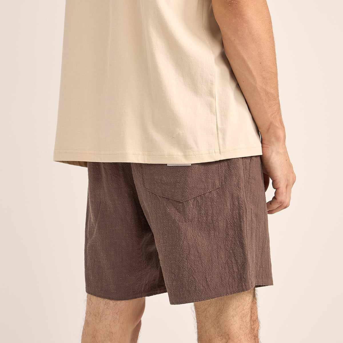 Rhythm Silt Textured Linen Jam Short