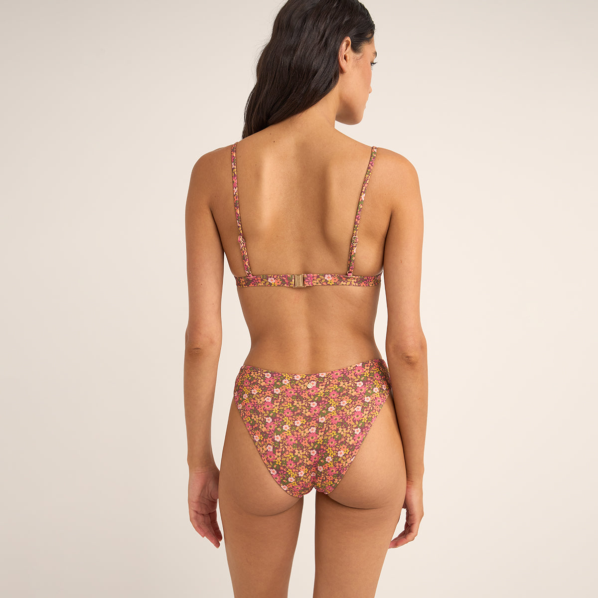 Rhythm Pink Marie Floral Bralette Top