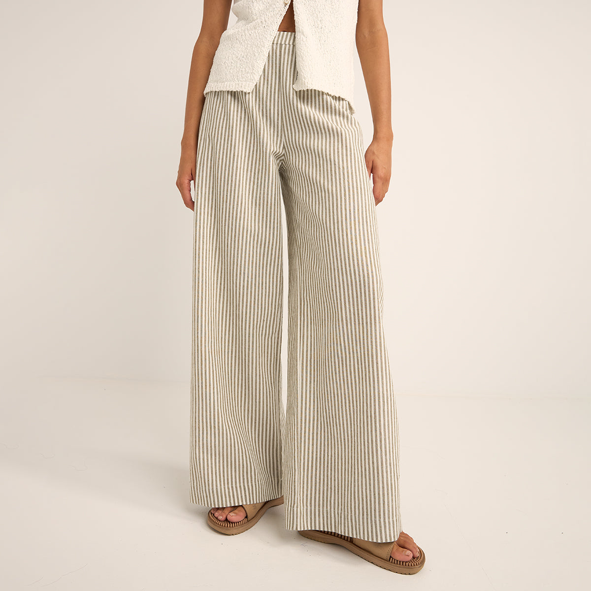 Rhythm Valley Stripe Wide Leg Pant
