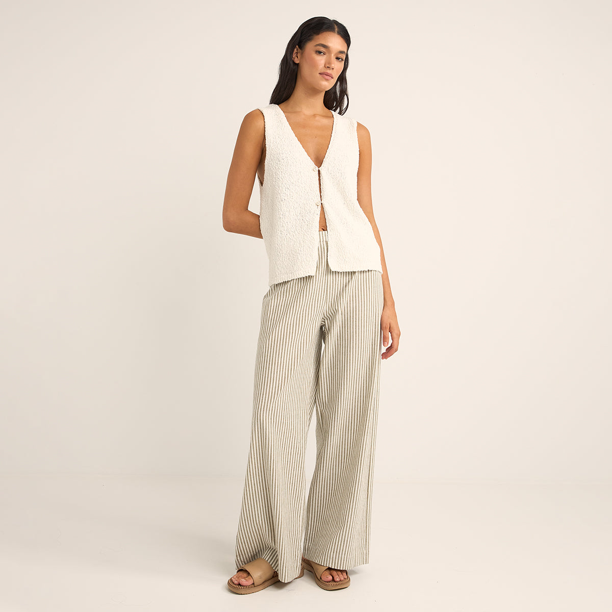 Rhythm Valley Stripe Wide Leg Pant