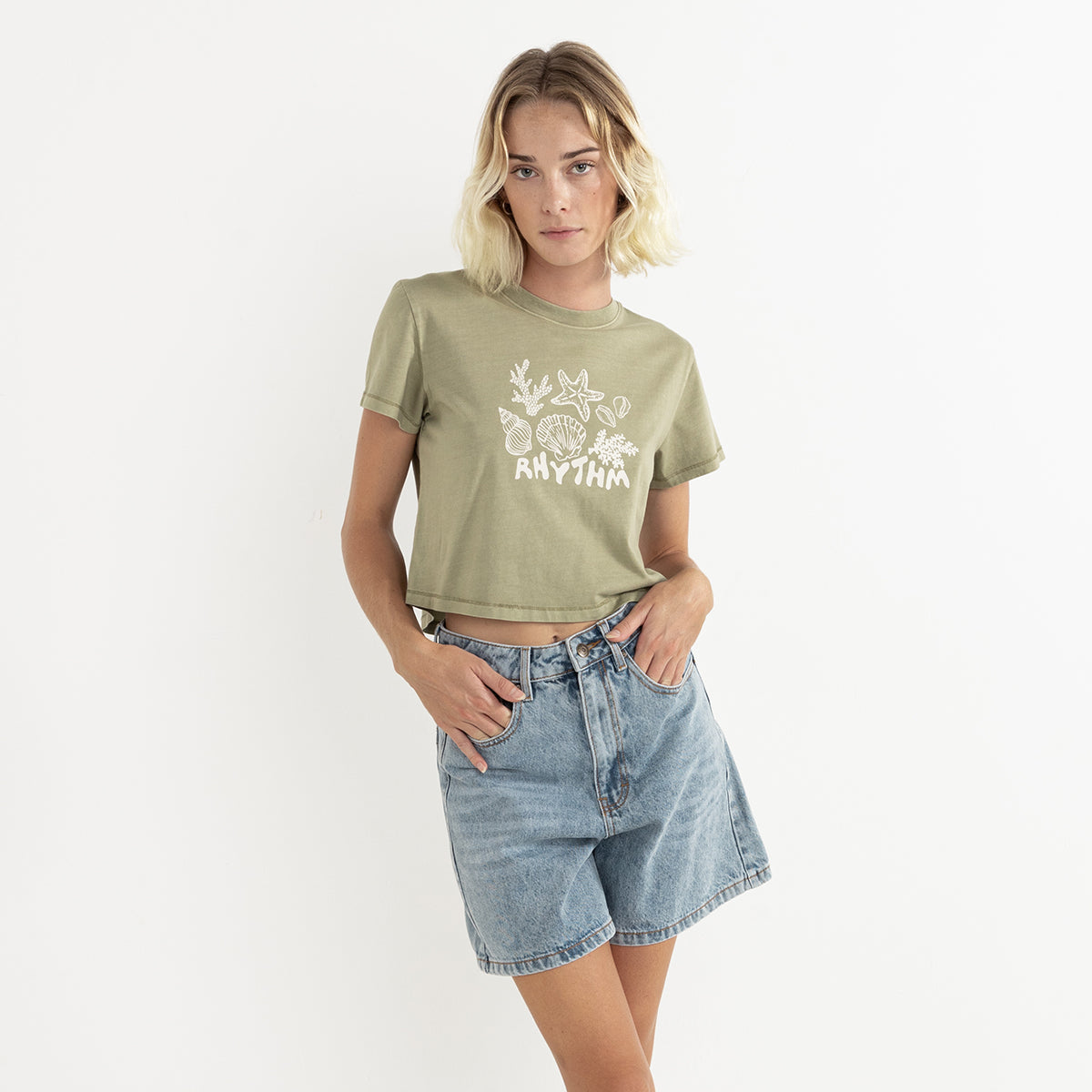 Rhythm Ivy Beachcomber Crew T-Shirt