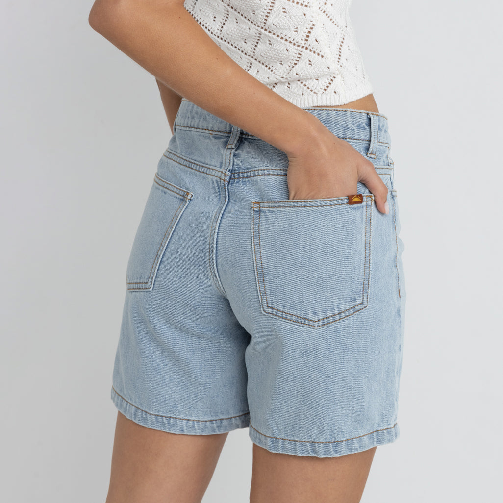 Rhythm Light Blue Bermuda Short Denim Short