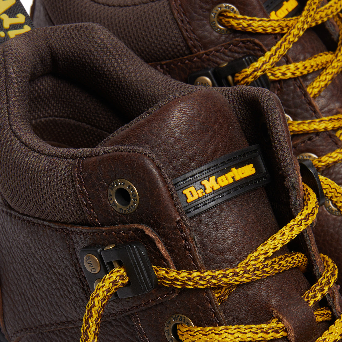 Dark brown grizzly dr martens on sale