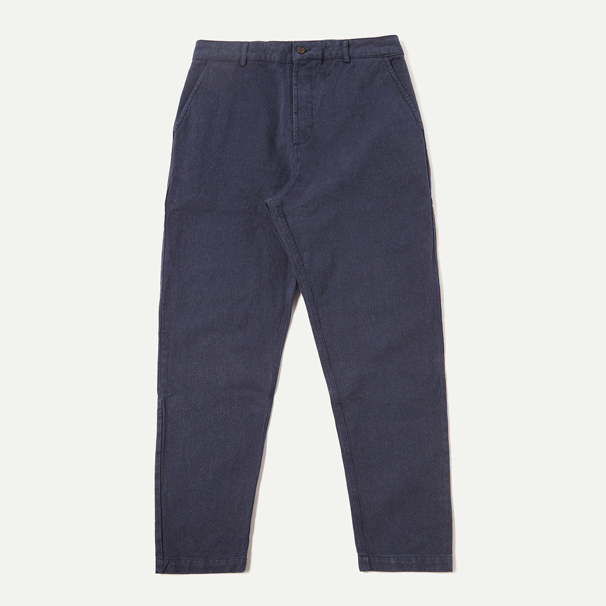 Universal Works Indigo Recycled Denim Military Chino