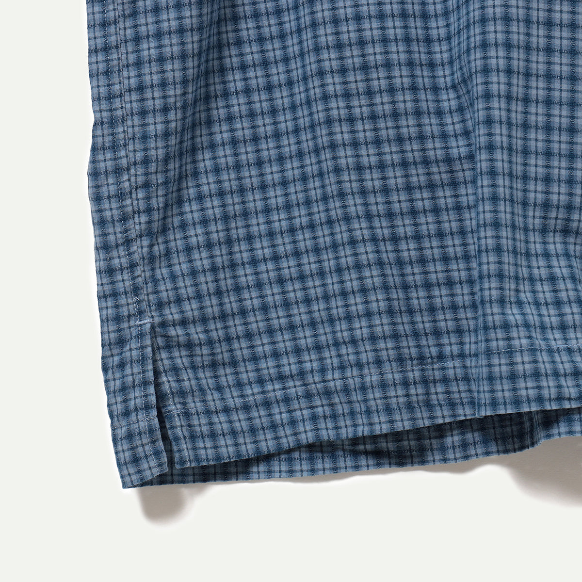 Pilgrim Surf Supply Blue Plaid Short Sleeve Sam Shirt