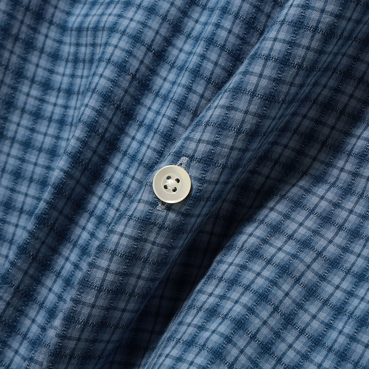 Pilgrim Surf Supply Blue Plaid Short Sleeve Sam Shirt