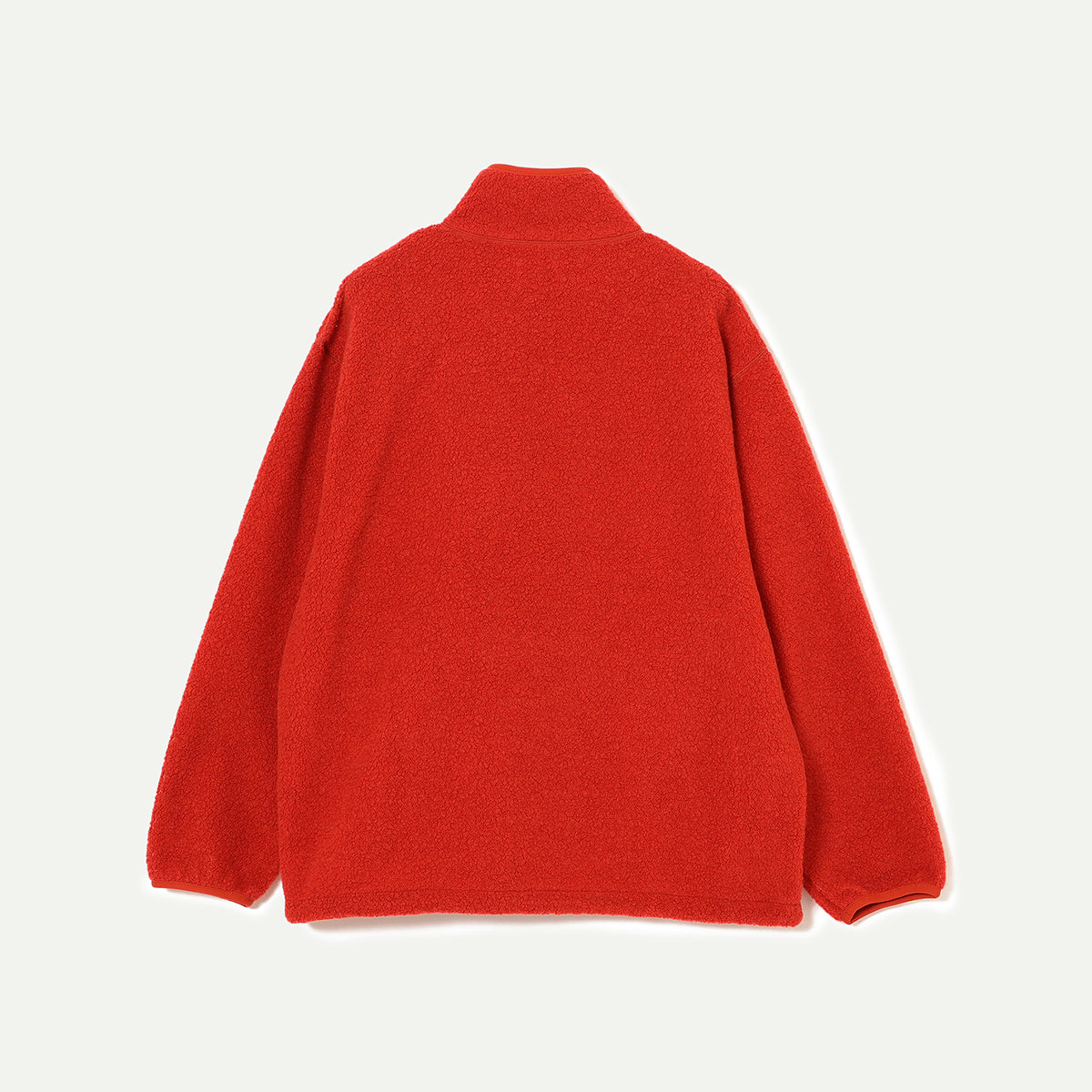 Pilgrim Orange Antonio Zip Up Wool Fleece Jacket
