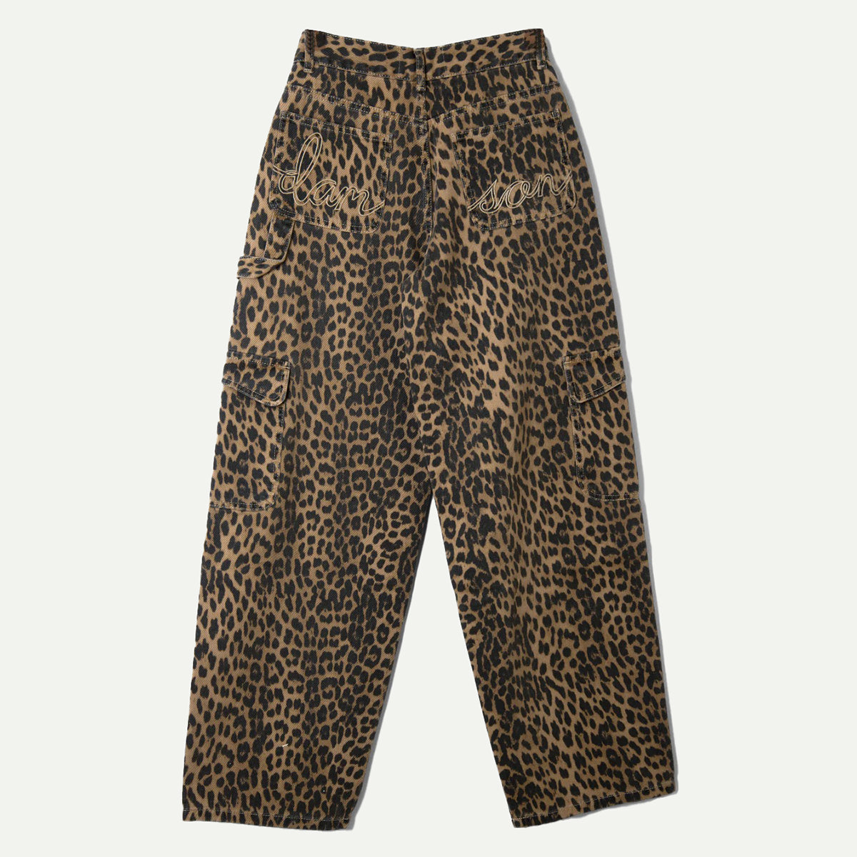 Damson Madder Leopard Dion Cargo Jeans