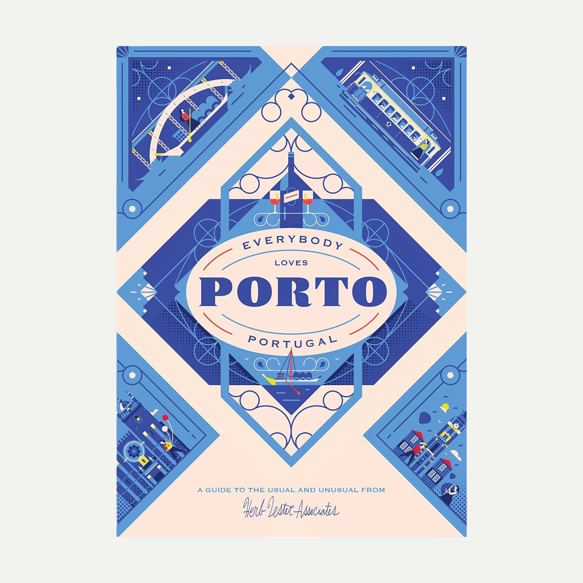 Herb Lester Everybody Loves Porto Travel Map + Cultural Guide