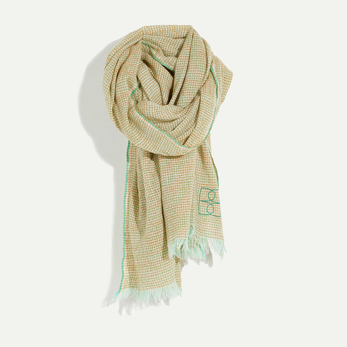 Bellerose Checked Sany Scarf