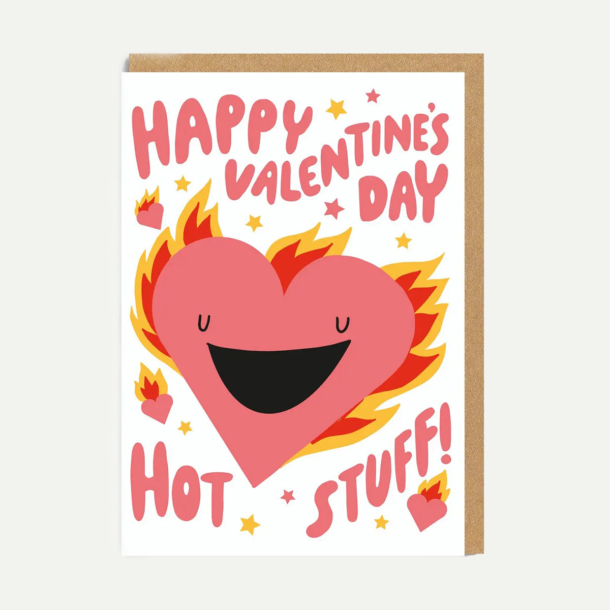 Ohh Deer Happy Valentine's Day Hot Stuff Hello!Lucky Greeting Card