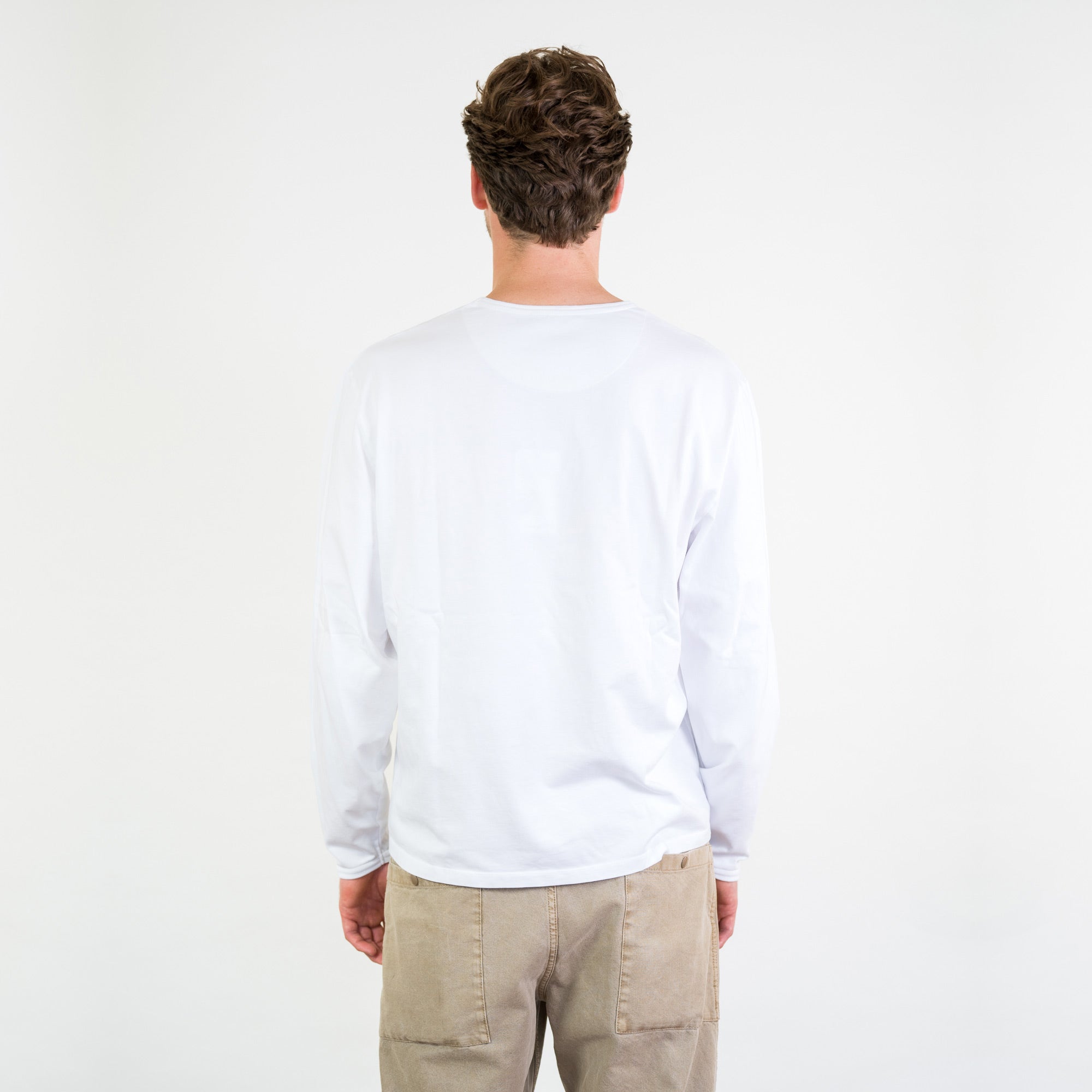 R.Goods White Long Sleeve Lee Tee