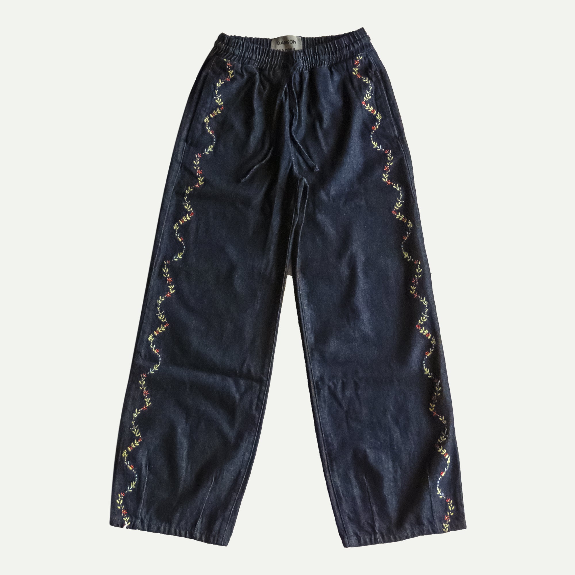 Damson Madder Embroidered Rafe Jean