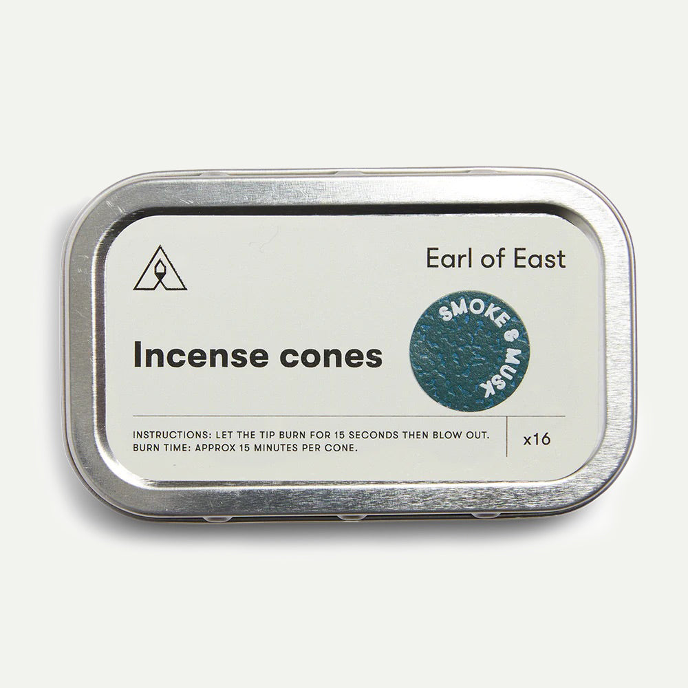 Earl of East Smoke + Musk Incense Cones