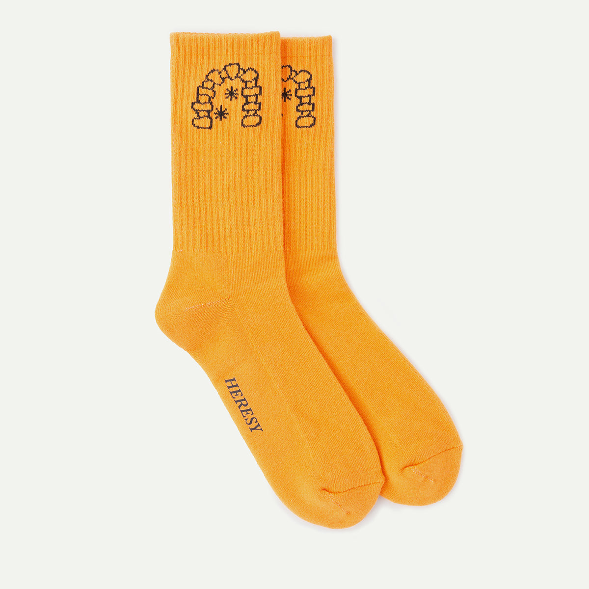 Heresy Orange Arch Socks