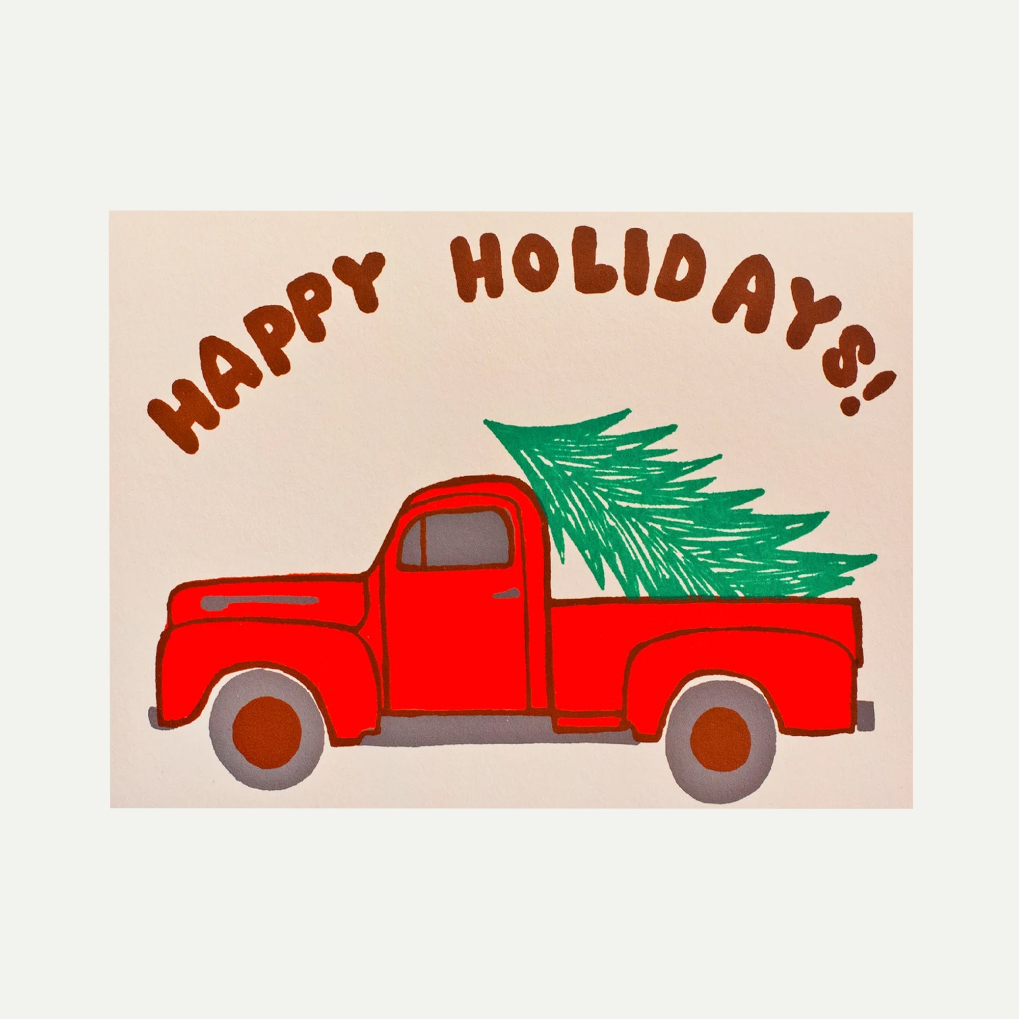 Alphabet Studios Holiday Truck Greeting Card