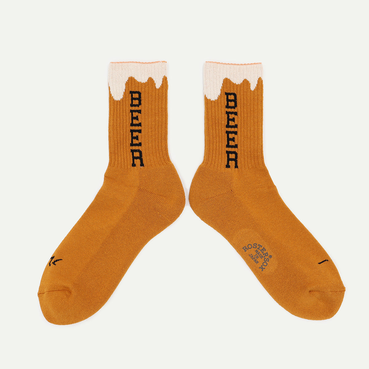 Rostersox Orange Beer Socks | Roo's Beach