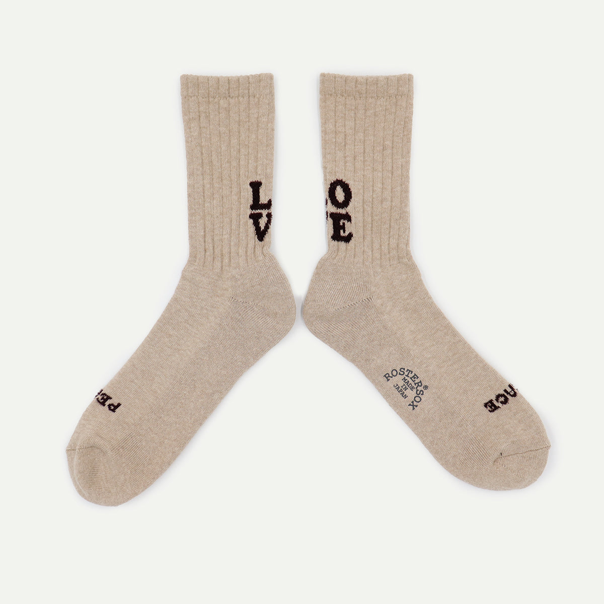 Rostersox Beige Love Socks