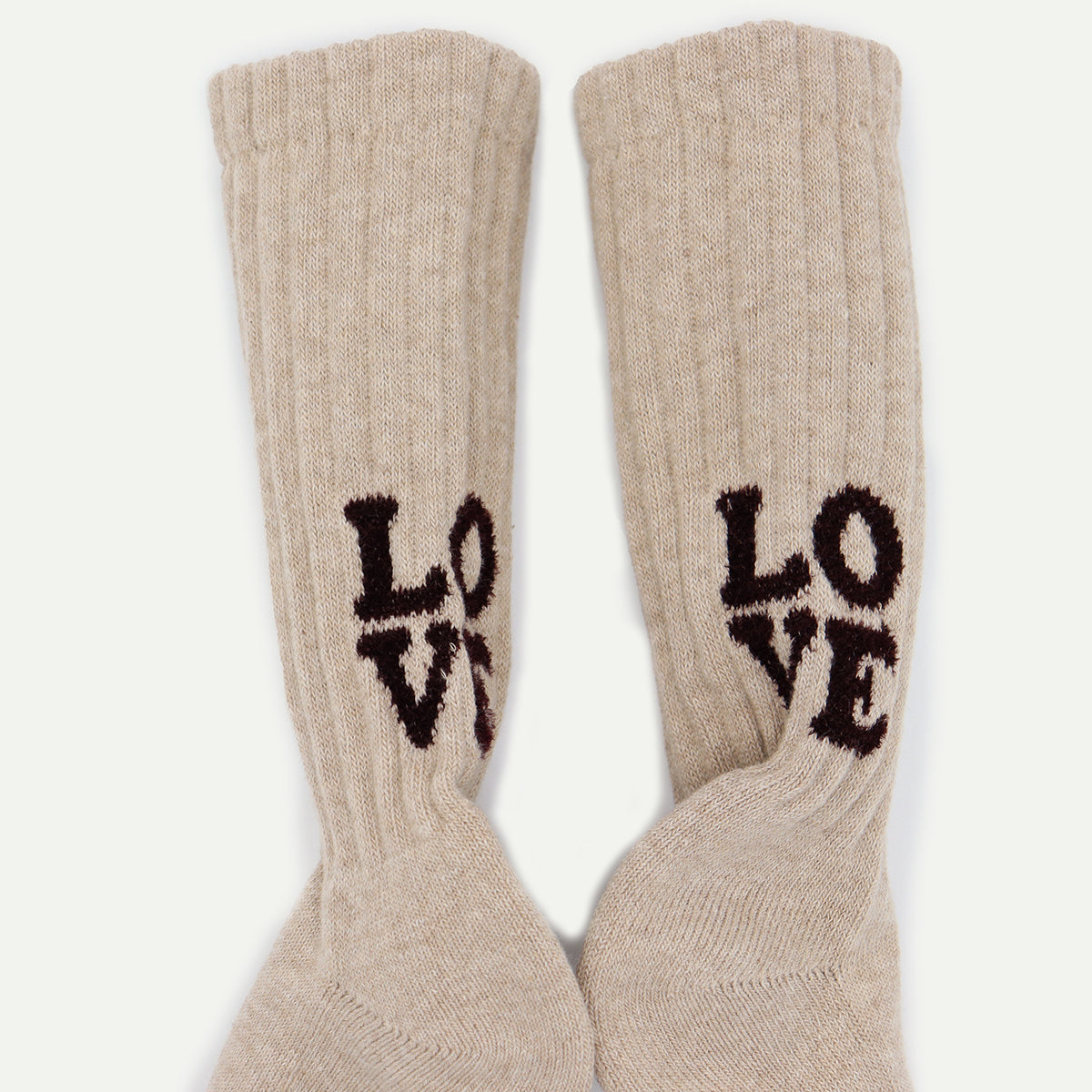 Rostersox Beige Love Socks