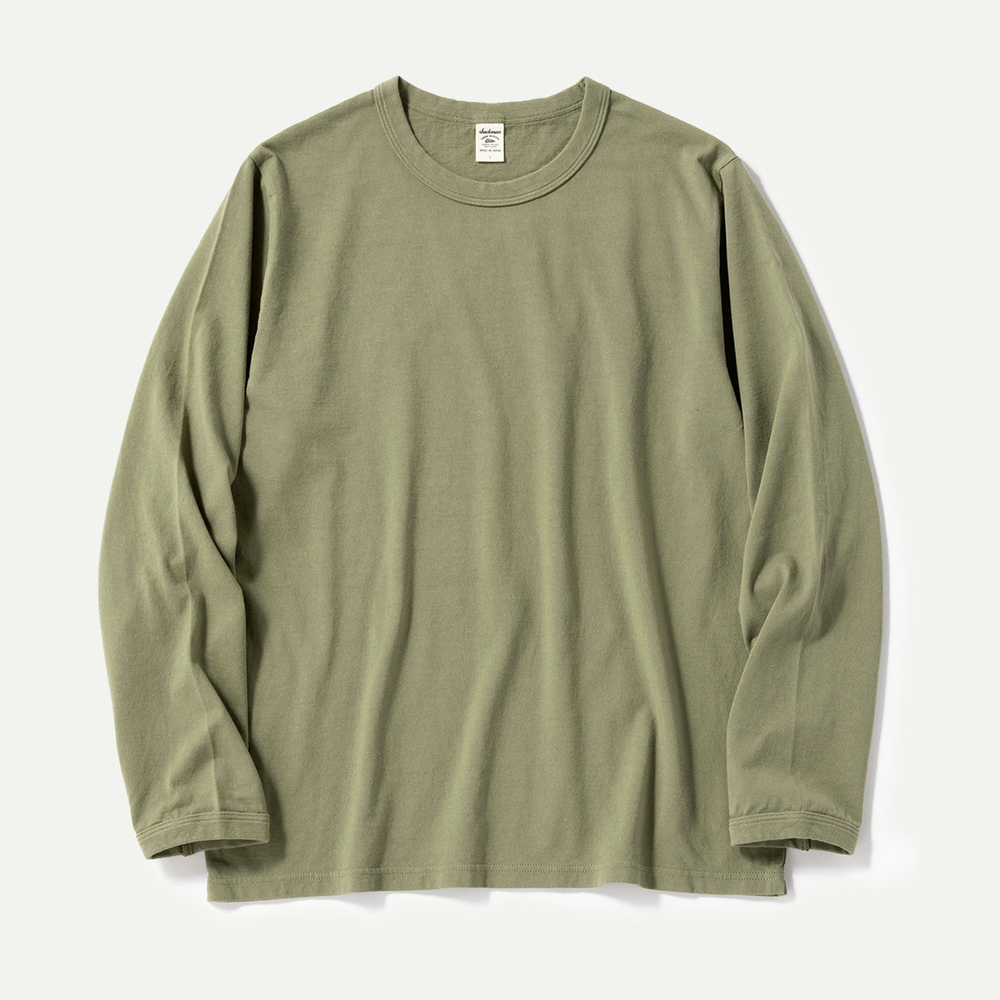 Jackman Olive L/S Lead Off T-shirt