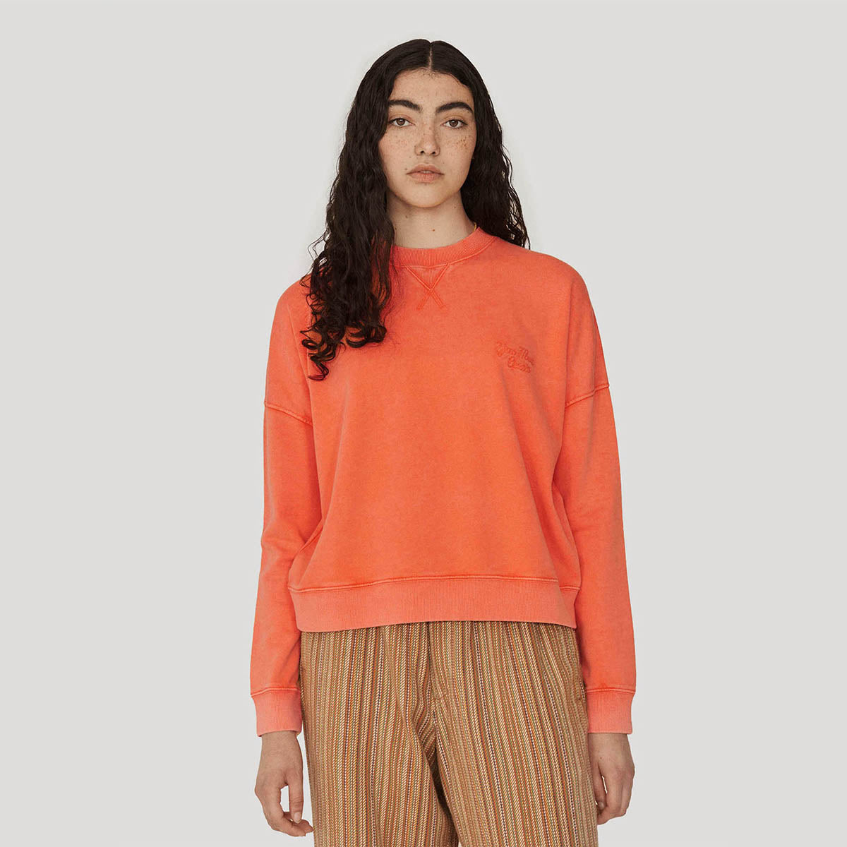 YMC Orange Almost Grown Sweatshirt