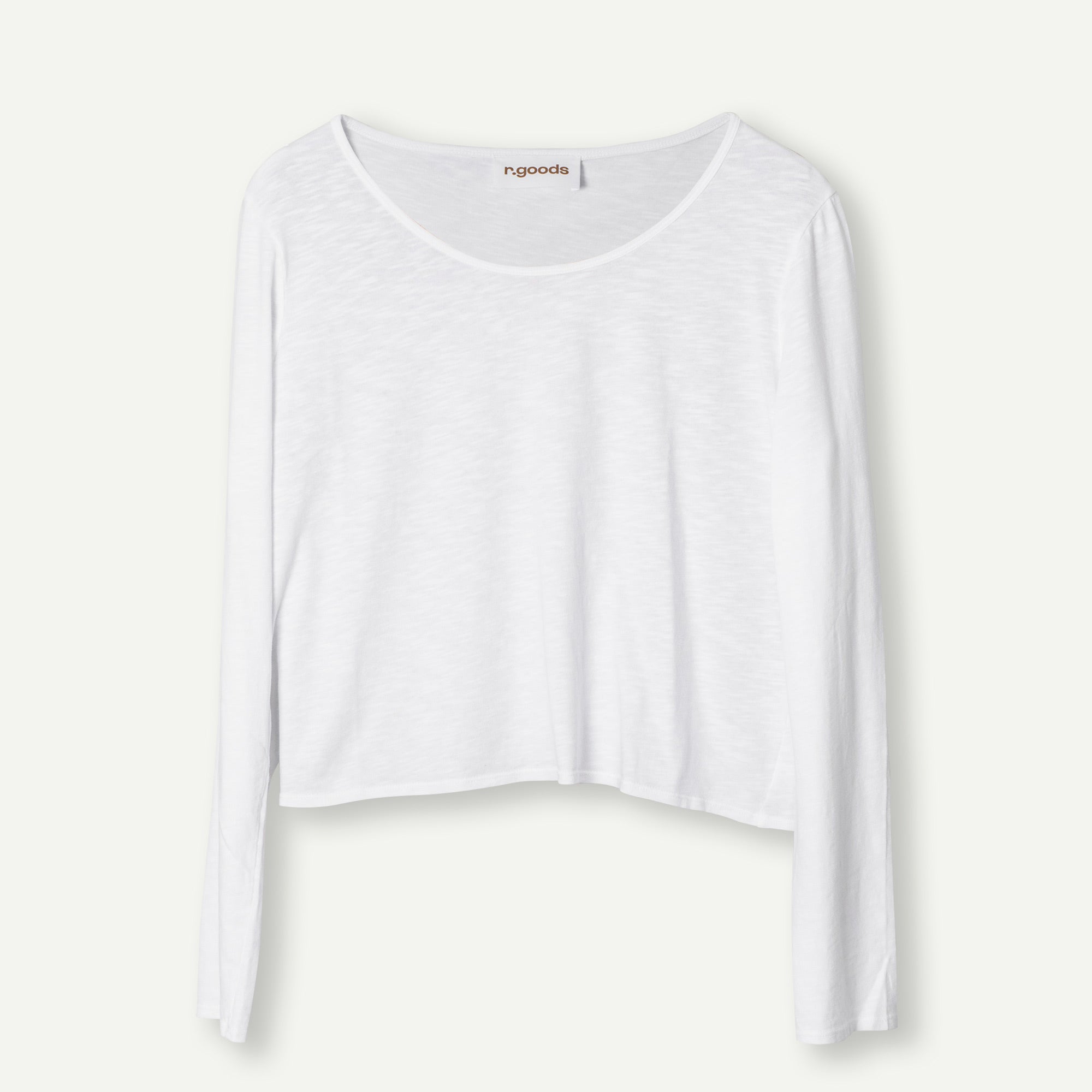 R.Goods White Lucy Long Sleeve Tee