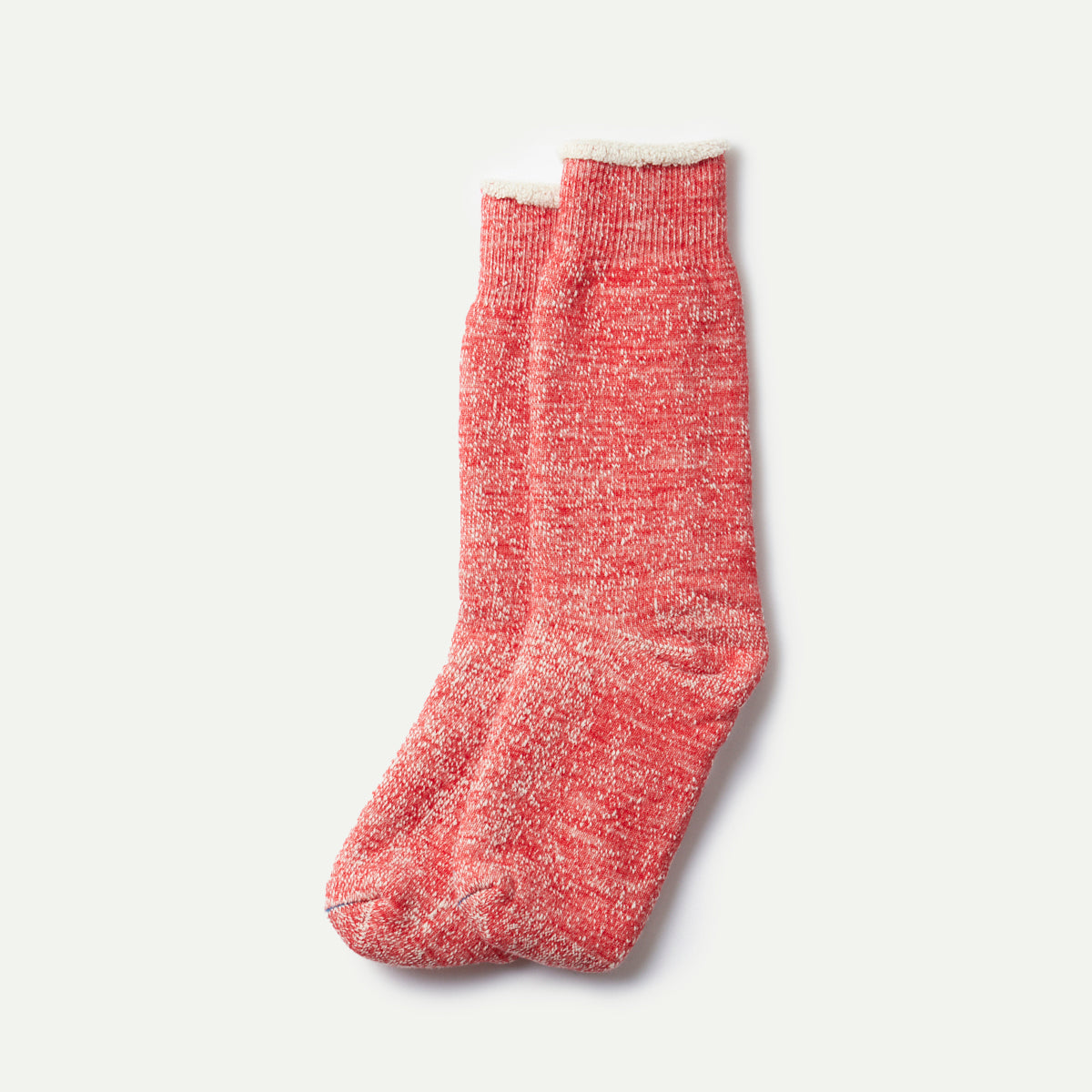 Rototo Red Double Face Crew Socks