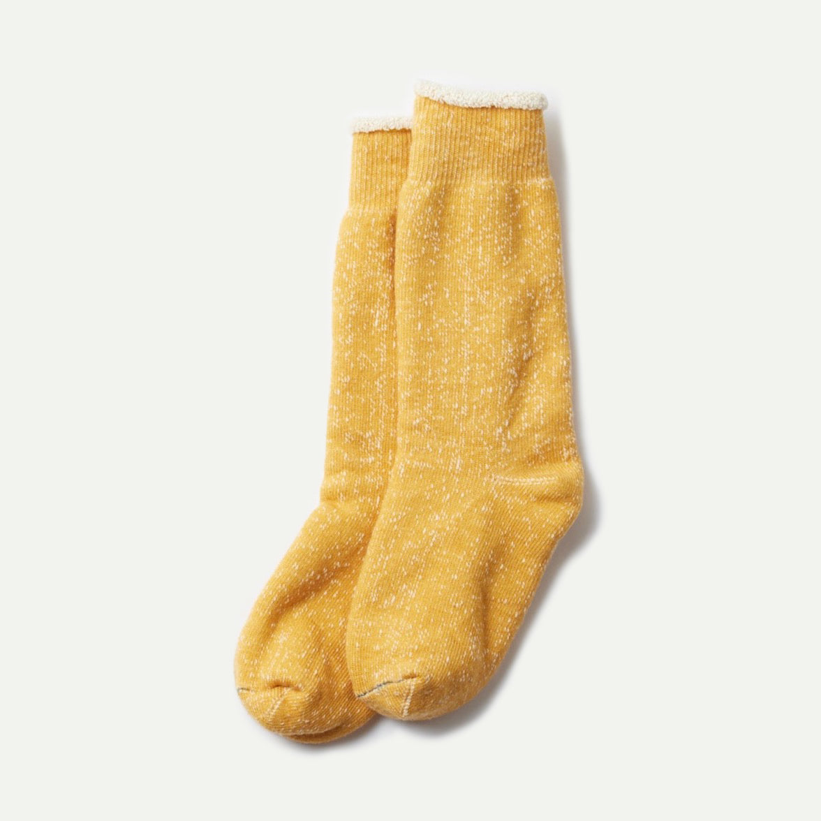 Rototo Yellow Double Face Socks