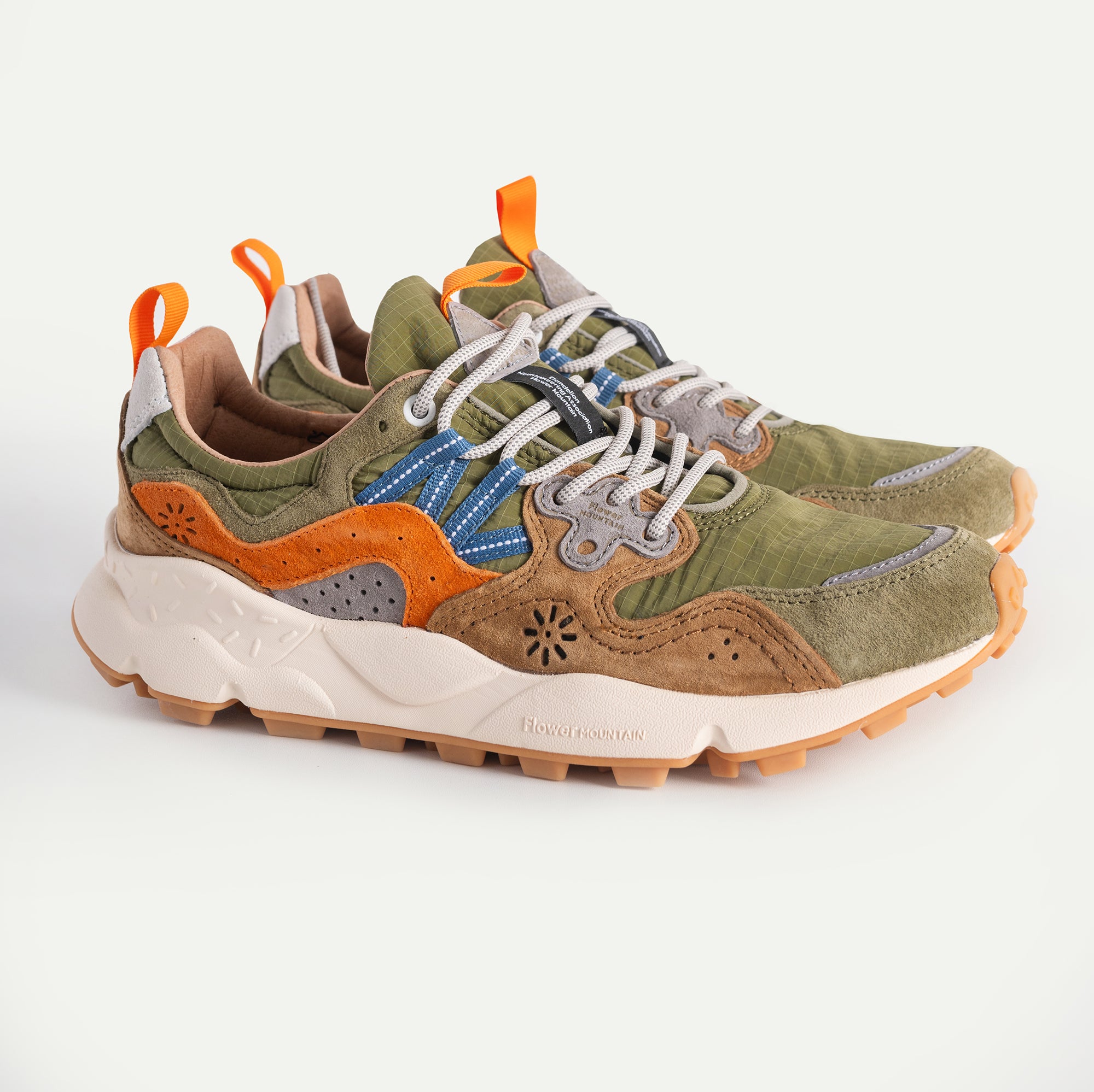 Flower Mountain Militare/Brown Ripstop Yamano 3 Men's Trainer