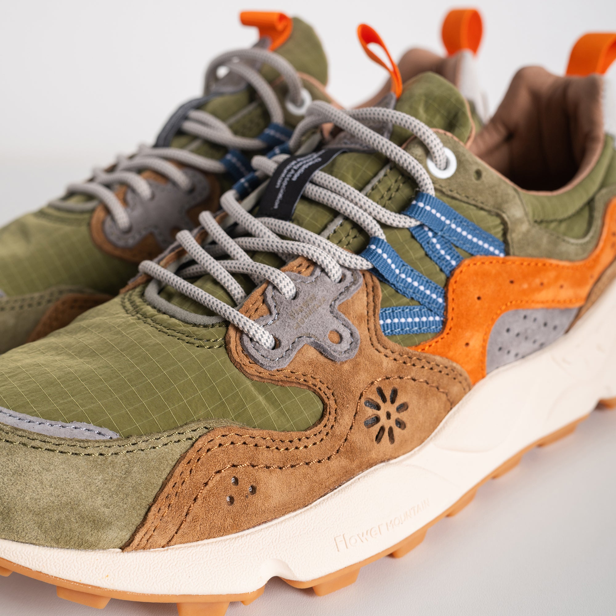 Flower Mountain Militare/Brown Ripstop Yamano 3 Men's Trainer