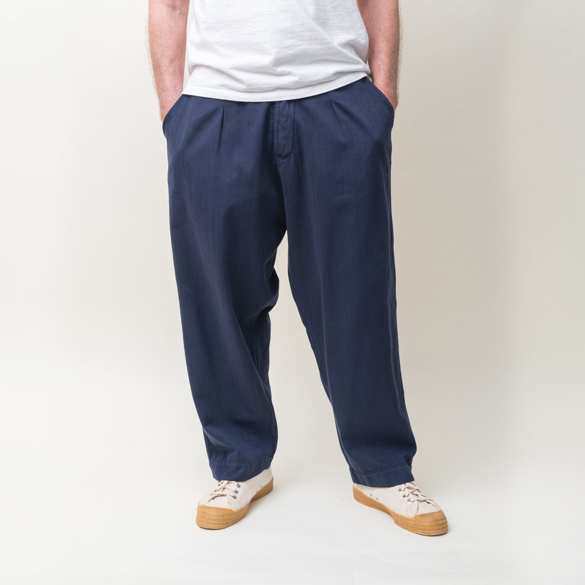 Universal Works Dark Navy Oxford Pant