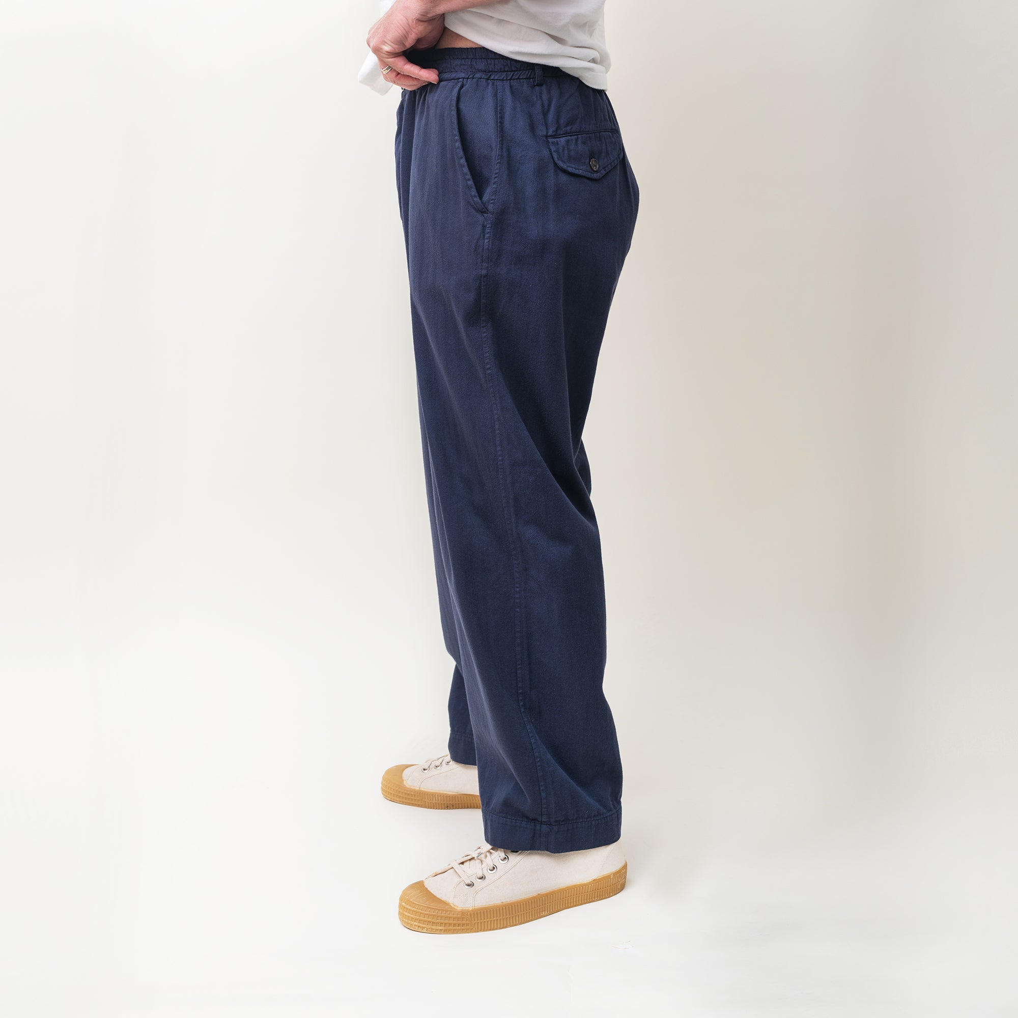 Universal Works Dark Navy Oxford Pant