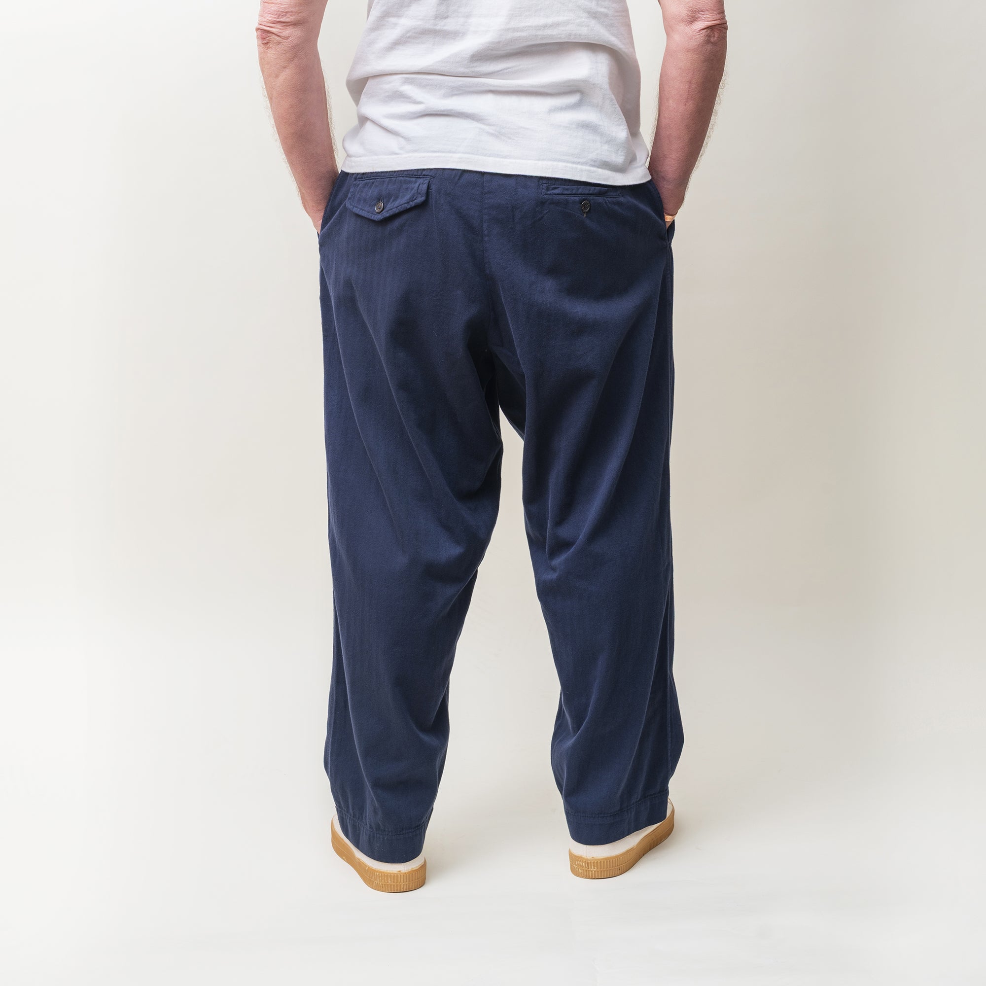 Universal Works Dark Navy Oxford Pant