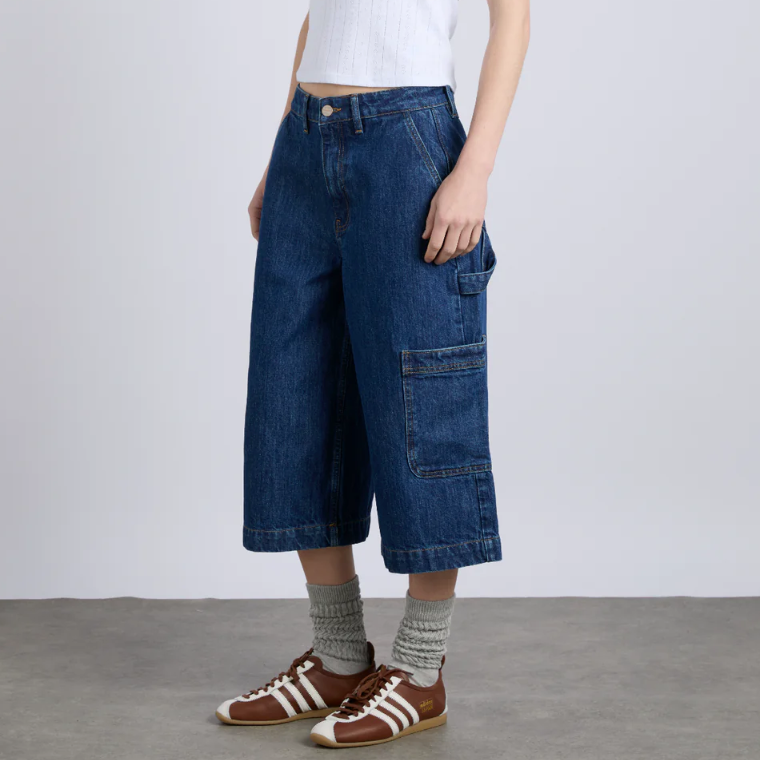 Damson Madder Blue Texas Wash Iza Culotte