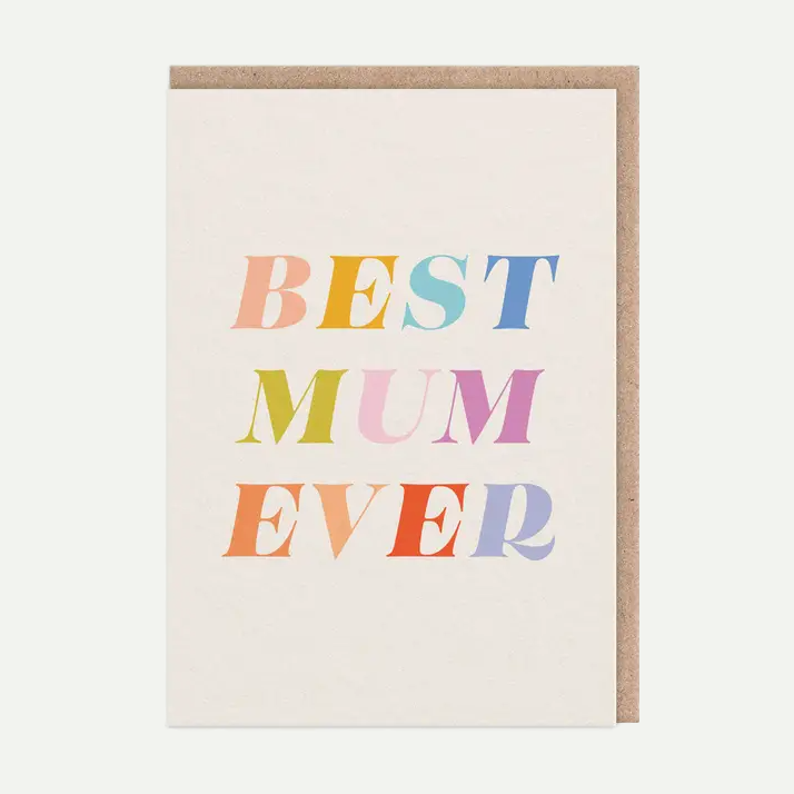 Ohh Deer Best Mum Ever Greeting Card