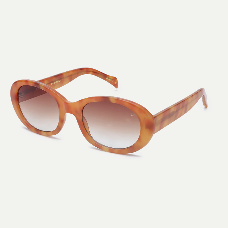 A.Kjaerbede Burnt Amber Anma Sunglasses